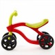Bicicleta copii fara pedale Bugy verde/rosu 