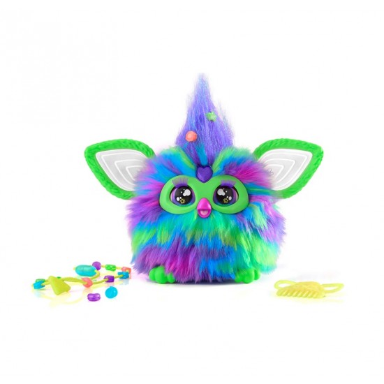 Jucarie de plus interactiva Furby Galaxy Glow in the Dark