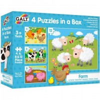 Set 4 puzzle - Animale de la ferma