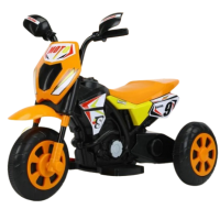 Motocicleta electrica cu muzica si lumini Moto 9 portocaliu