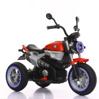 Motocicleta electrica pentru copii, 2 motoare, 12V - Rosu