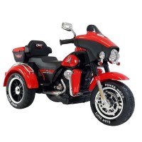 Motocicleta electrica pentru copii Super Moto cu 2 motoare 12V - Rosu