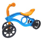 Bicicleta copii fara pedale Bugy albastru/portocaliu