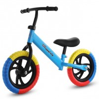 Bicicleta fara pedale Balance Happy Baby albastru