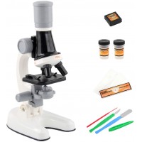 Set microscop pentru copii 100x -1200x - Alb