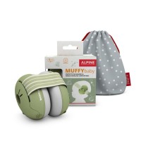 Casti antifonice pentru bebelusi cu protectie auditiva SNR 23 Alpine Muffy Baby Green