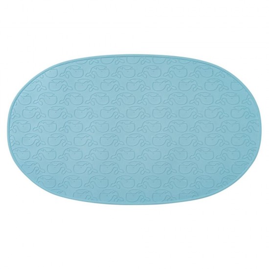 Covoras de baie antialunecare cu ventuze 42 x 25 cm albastru MyHappyBath Mat Reer