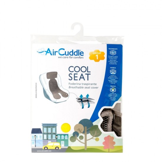 Protectie antitranspiratie scaun auto grupa 1 AirCuddle Cool Seat Nut GR 1 CS-1-NUT