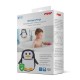 Saculet din plasa pentru jucarii de baie, prindere cu ventuze, forma de pinguin, fara BPA, 0+ luni, Reer MyHappyPingu 76062