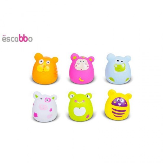 Set 6 jucarii de baie Animale Haioase ESCABBO37012