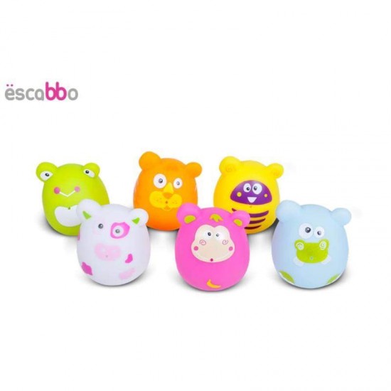 Set 6 jucarii de baie Animale Haioase ESCABBO37012