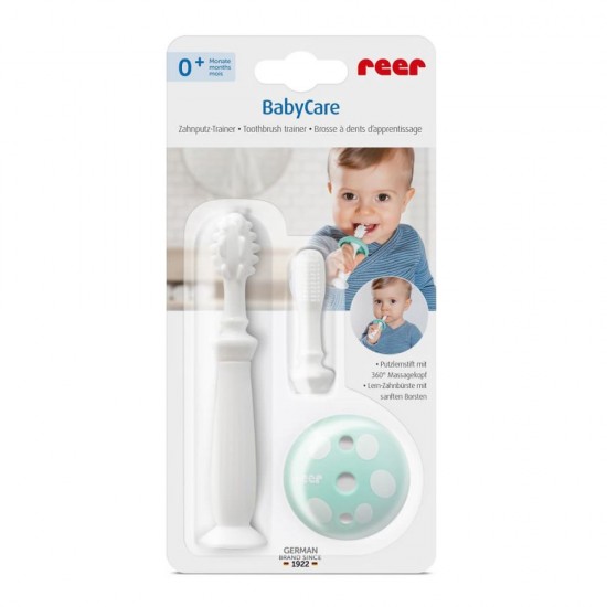 Set periute de dinti din silicon pentru antrenament BabyCare Reer