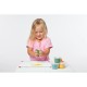 Set 4 culori plastilina organica pentru copii Grunspecht