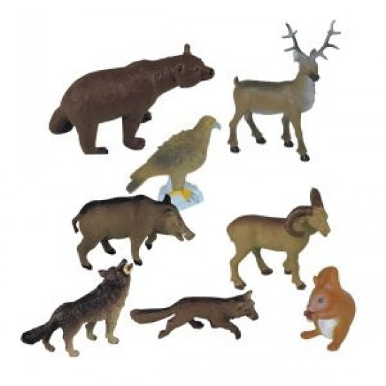 Animale din padure Miniland 8 figurine