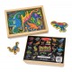 Dinozauri din lemn cu magneti Melissa and Doug