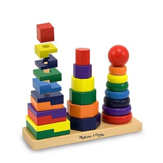 Forme geometrice de stivuit Melissa and Doug