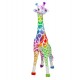 Girafa gigant din plus Rainbow Melissa and Doug