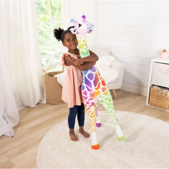 Girafa gigant din plus Rainbow Melissa and Doug