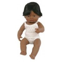 Papusa Baby hispanic baiat Miniland 38cm