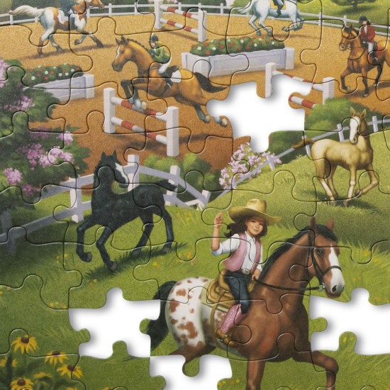 Primul meu puzzle eco din carton Calutii - Melissa and Doug