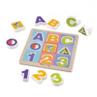 Puzzle cu piese mari pentru belelusi Melissa and Doug