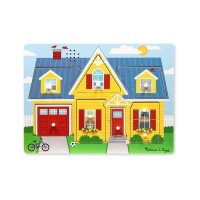 Puzzle cu sunete Casa mea 8 piese - Melissa and Doug