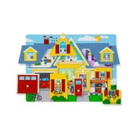 Puzzle cu sunete Casa mea 8 piese - Melissa and Doug