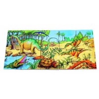 Puzzle de podea Dino Beleduc 40 piese