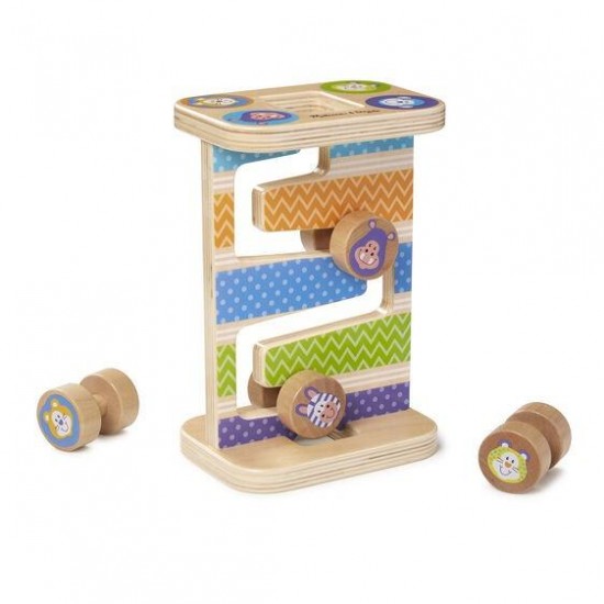 Rollercoaster din lemn pentru bebelusi Zig-Zag Melissa & Doug