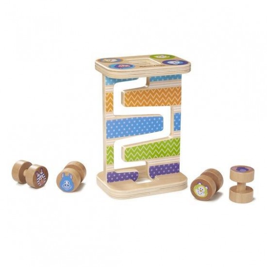 Rollercoaster din lemn pentru bebelusi Zig-Zag Melissa & Doug