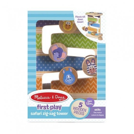 Rollercoaster din lemn pentru bebelusi Zig-Zag Melissa & Doug