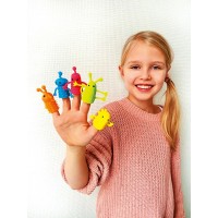 Set 27 figurine pentru deget - Prietenii veseli