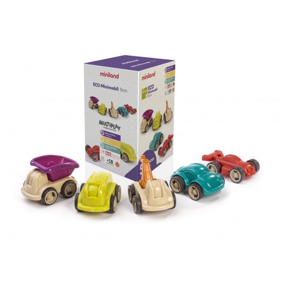 Set 5 vehicule 12 cm Minimobile Eco