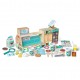 Set de joaca din lemn cu accesorii Ne jucam de-a Cafeneaua Barista Melissa and Doug