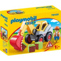 Playmobil 1.2.3 - Excavator cu brat mobil