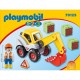 Playmobil 1.2.3 - Excavator cu brat mobil