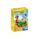 Playmobil 1.2.3 - Muncitor cu roaba