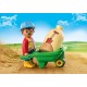 Playmobil 1.2.3 - Muncitor cu roaba