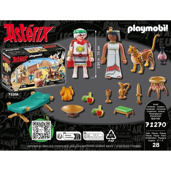 Playmobil Asterix - Cezar si Cleopatra