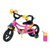 Bicicleta cu lumini si claxon pentru papusa Baby Born