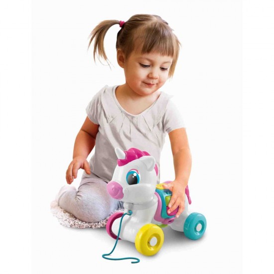 Jucarie de tras unicorn interactiv Baby Clementoni