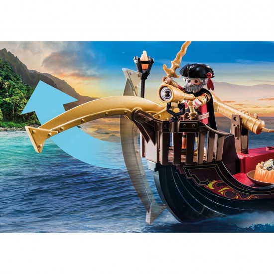 Playmobil Novelmore - Banditi Burnham si nava de foc