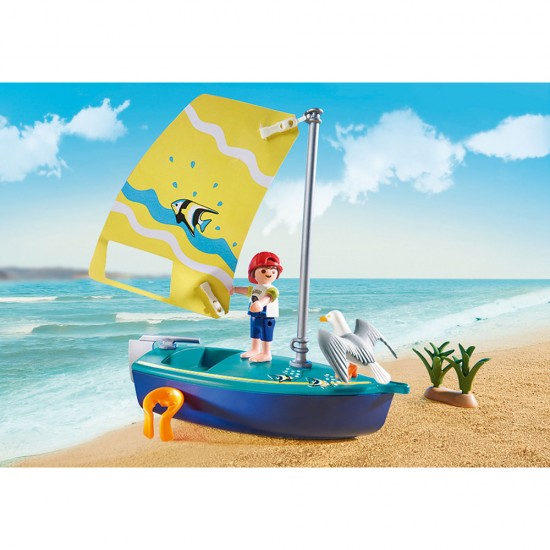 Playmobil Family Fun - Barca cu panze