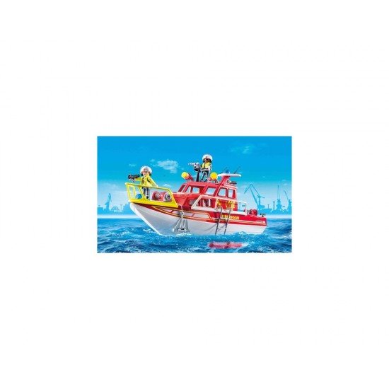Playmobil City Action - Barca de salvare a pompierilor