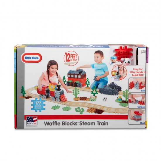 Set constructie Little Tikes Tren cu aburi