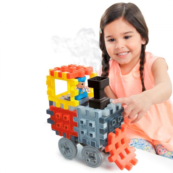 Set constructie Little Tikes Tren cu aburi