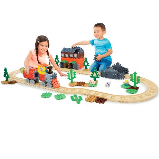 Set constructie Little Tikes Tren cu aburi