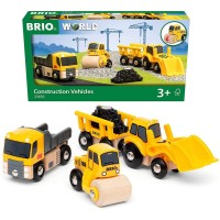Set 3 vehicule de constructii BRIO
