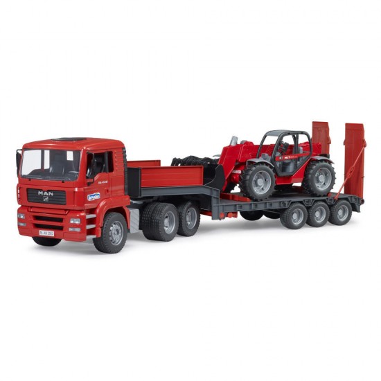 Camion incarcare Bruder MAN TGA cu incarcator telescopic Manitou MLT 633