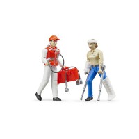 Figurine asistenti ambulanta si accesorii Bruder